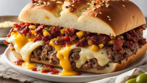 Cheeseburger Garbage Bread