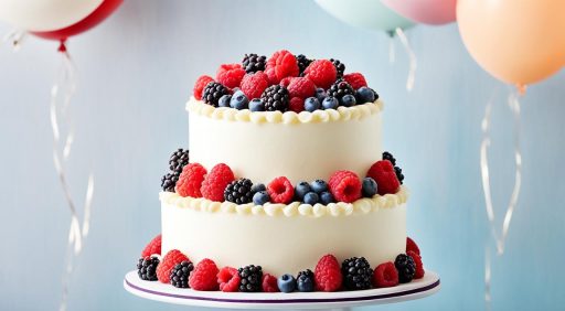 berries birthday cake