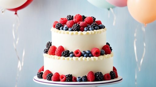 berries birthday cake