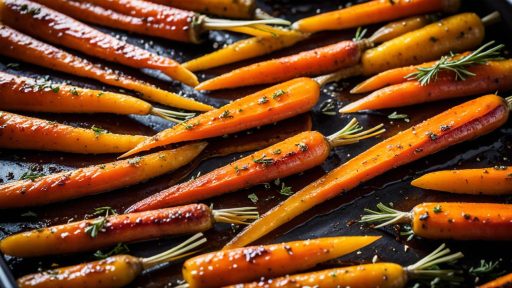 carrots roasted with honey