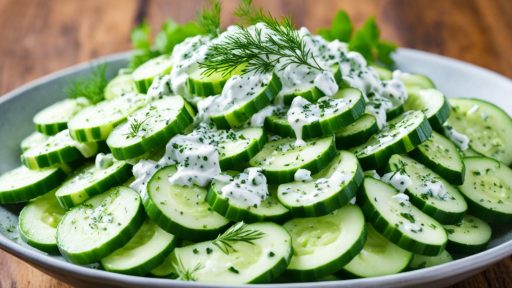 creamy cucumber salad