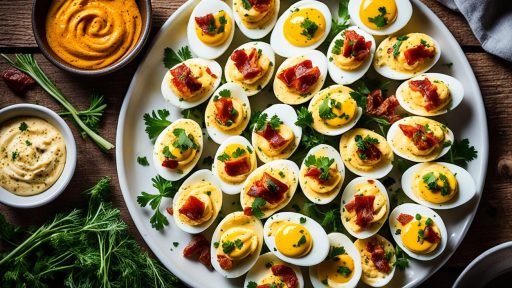 deviled eggs