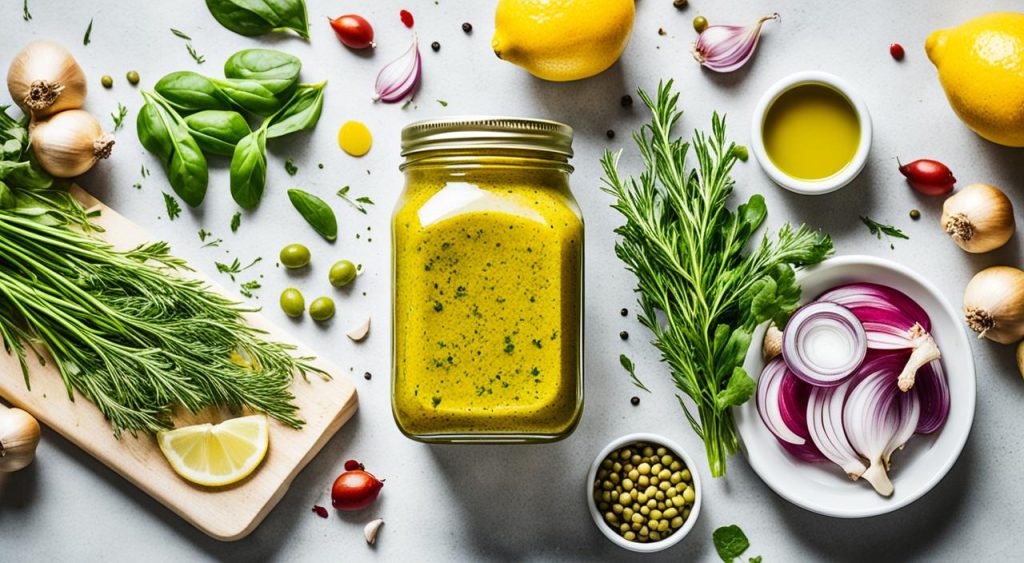 homemade salad dressing vinaigrette