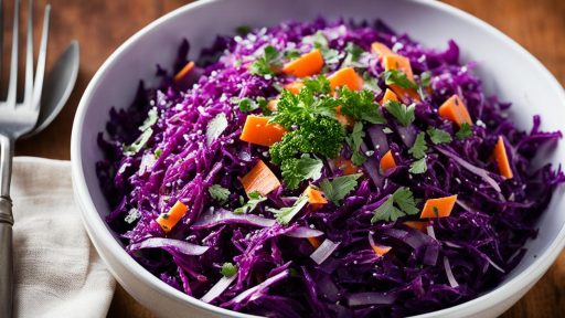 simple red cabbage salad