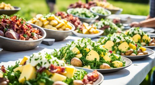 smashed potato salad